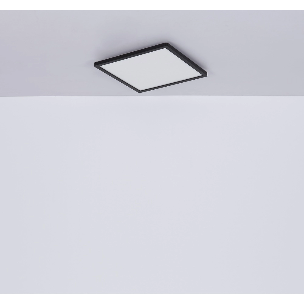 Ceiling light Sapana Square 42cm Black Globo 9007371429738