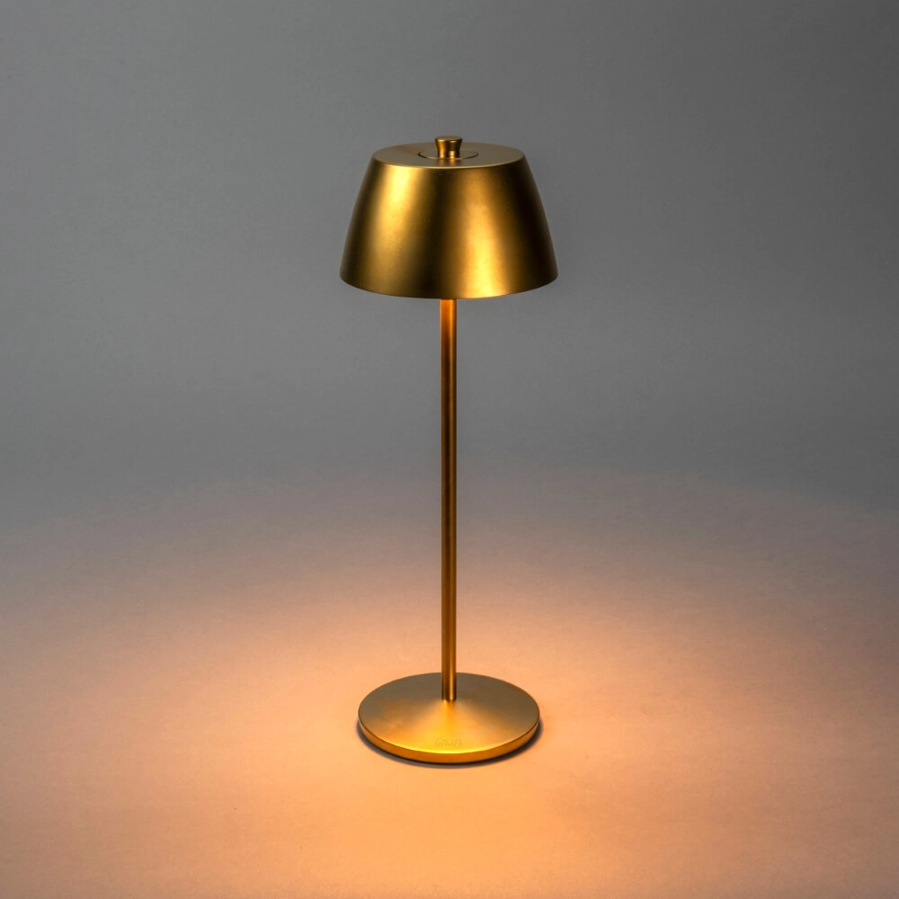 Rechargeable table lamp Eze gold KonstSmide 7318308408019