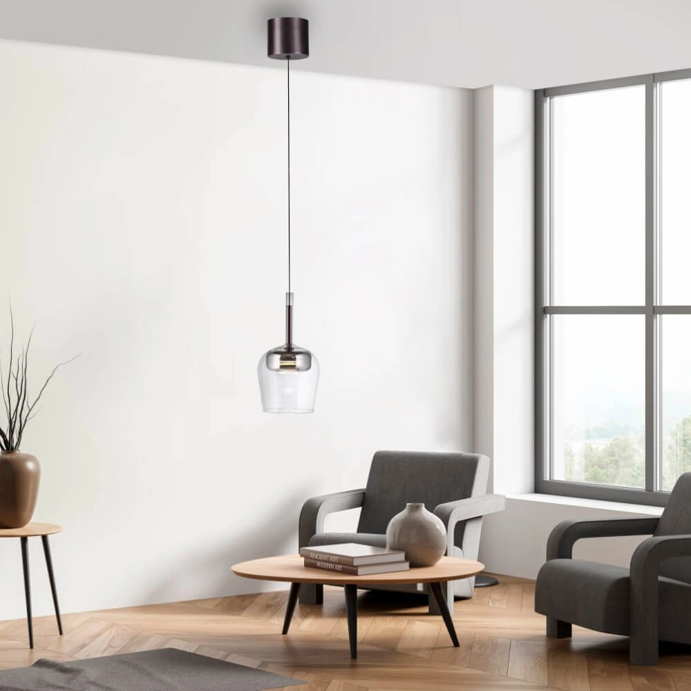 Pendant lamp Q-Kon silver Paul Neuhaus 4012248383865