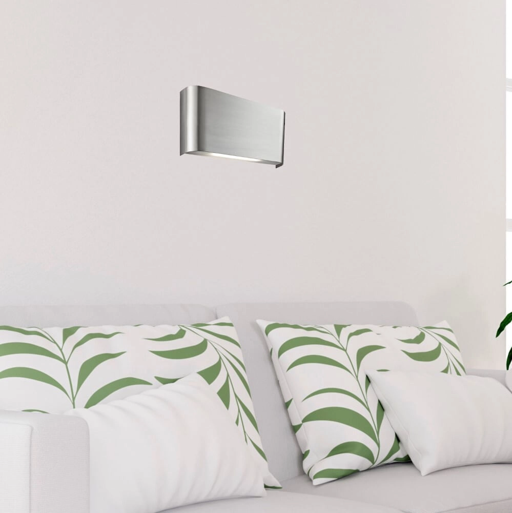 Design wall spot Match Box Stainless steel Searchlight 5053423024035