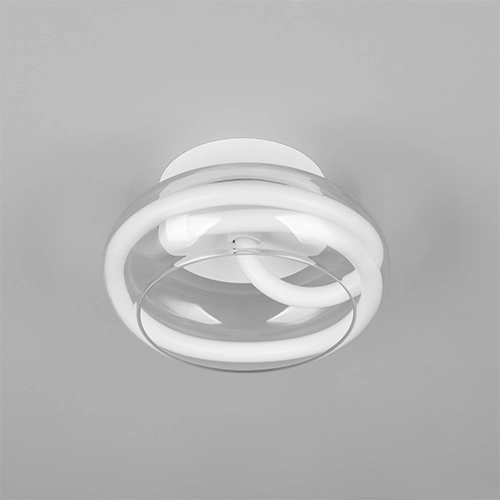 Design wall lamp Tarsia white Ø 21.5cm Trio 4017807683301
