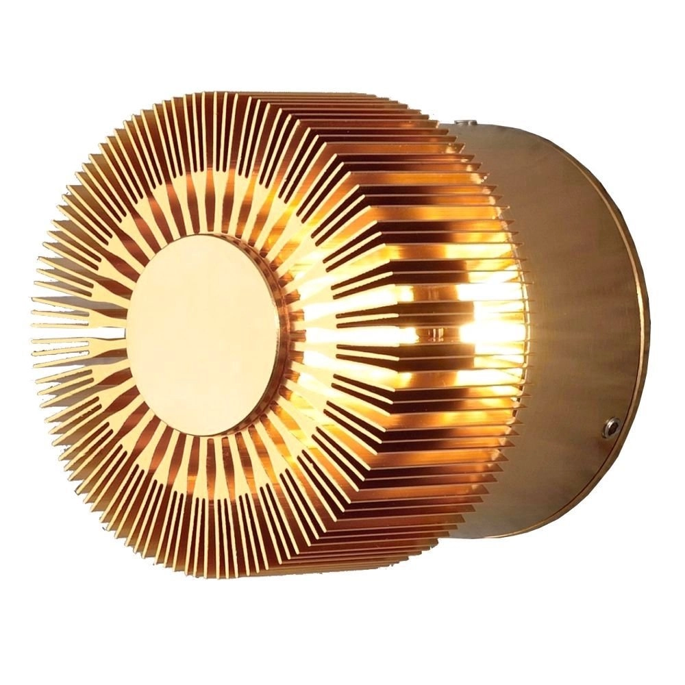 Design wall spot Monza with LED brass
