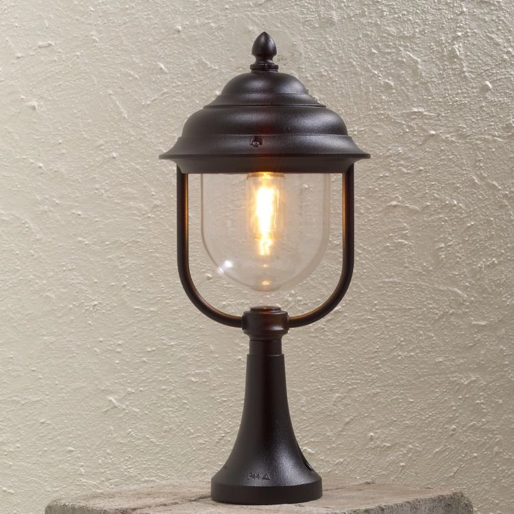 Classic pedestal lamp Parma black KonstSmide 7318307224757