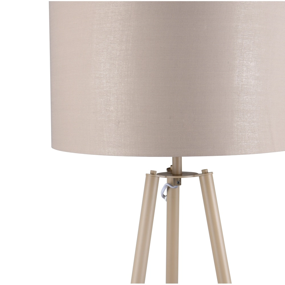 Floor lamp Colette sand brown Trio 4017807715422