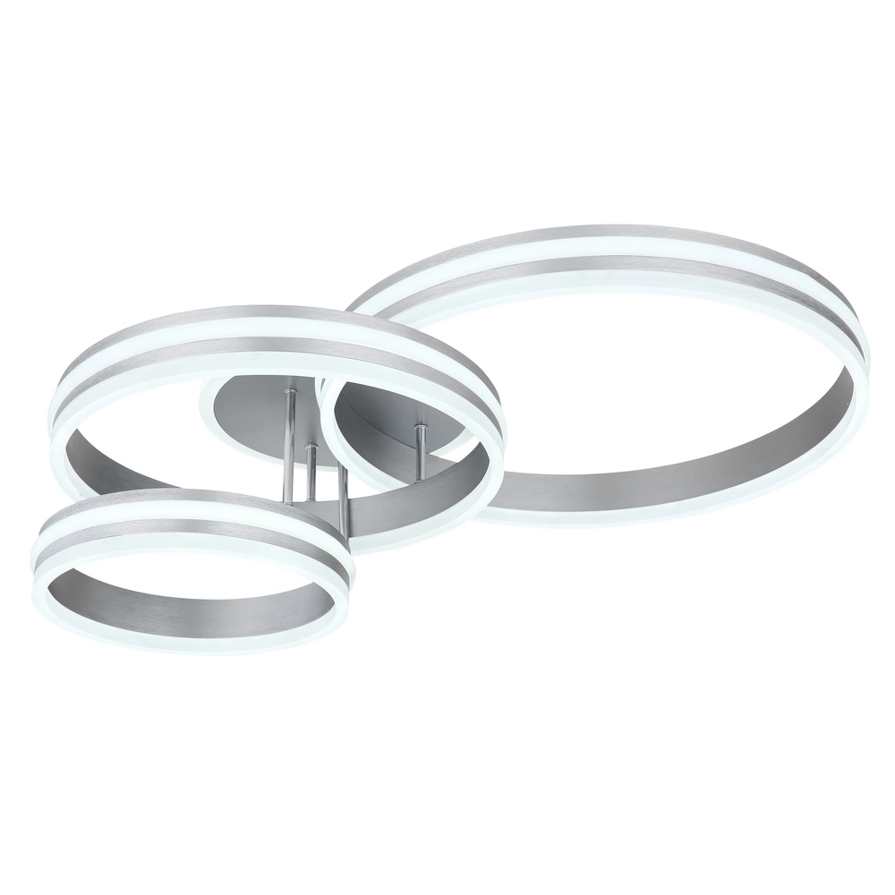 Ceiling lamp Rubio Grey 3 rings Globo 9007371425914