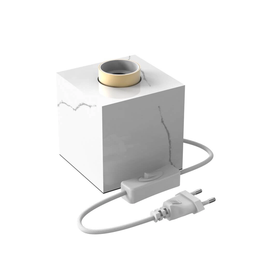 Table lamp Marble white