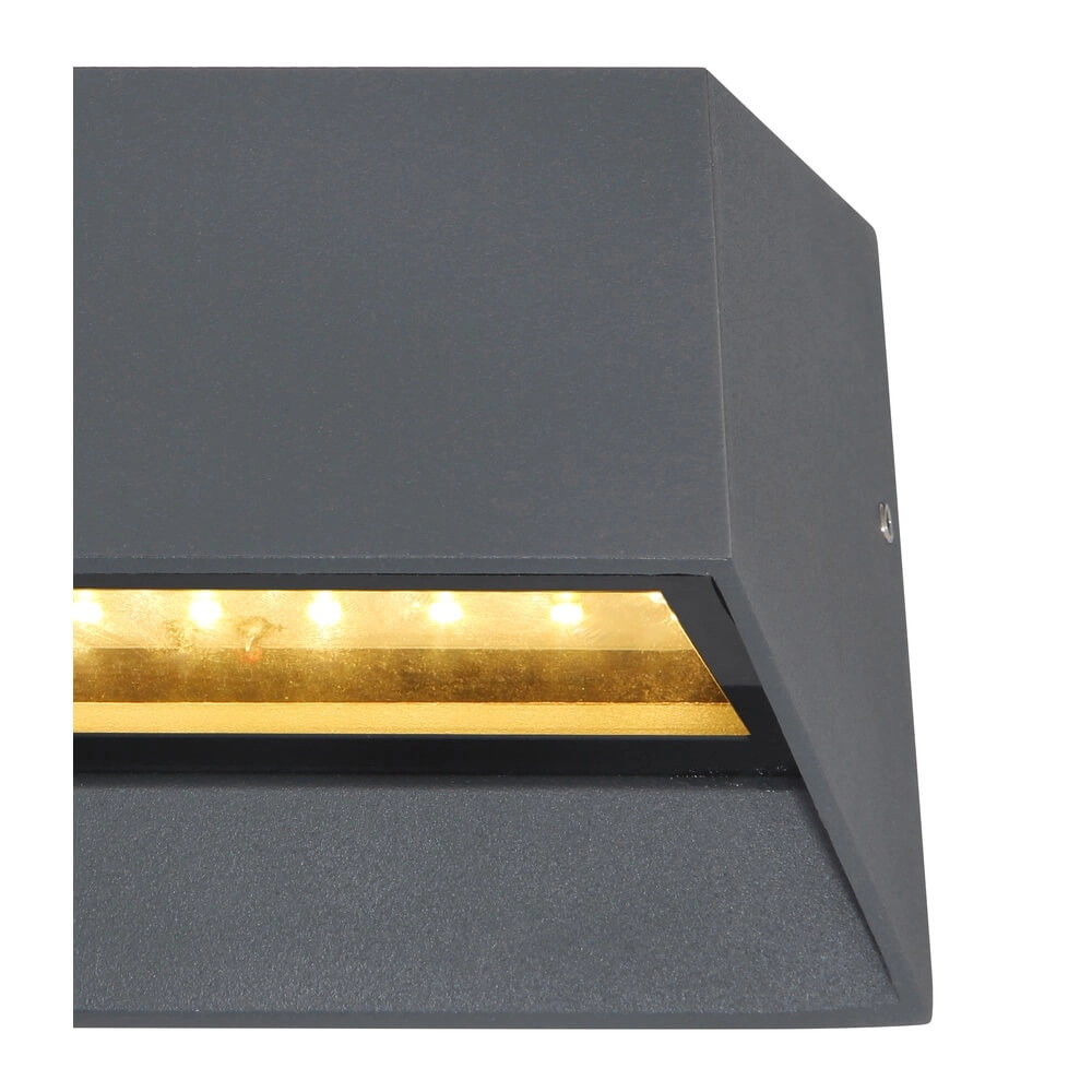 Wall lamp Honna rectangle anthracite Globo 9007371419159