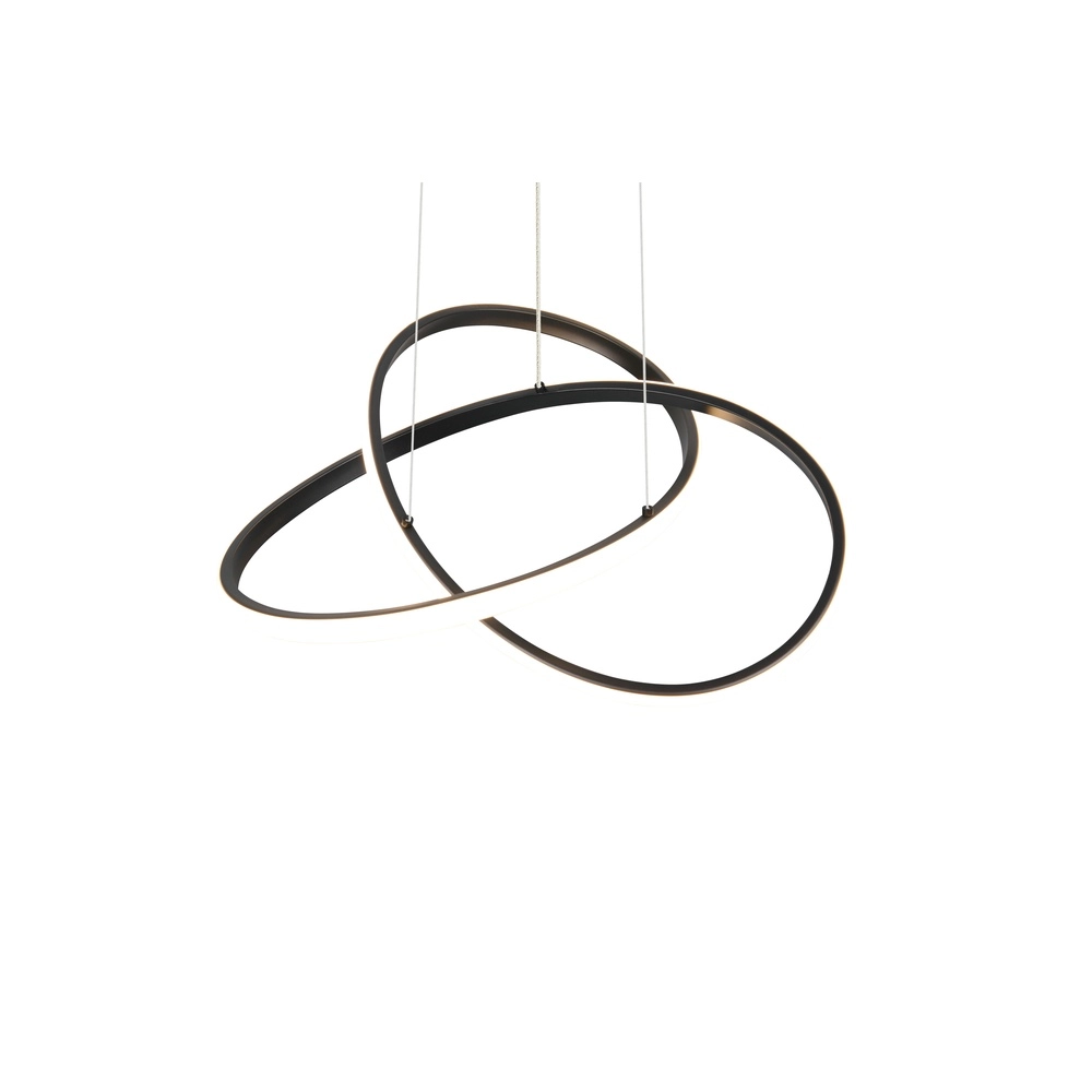 Design pendant lamp Mansa Black Trio 4017807682144