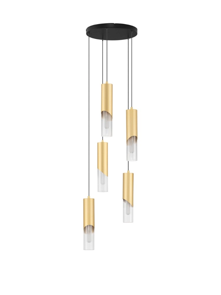 Design pendant lamp Modesto Ø 33cm gold 5-lights