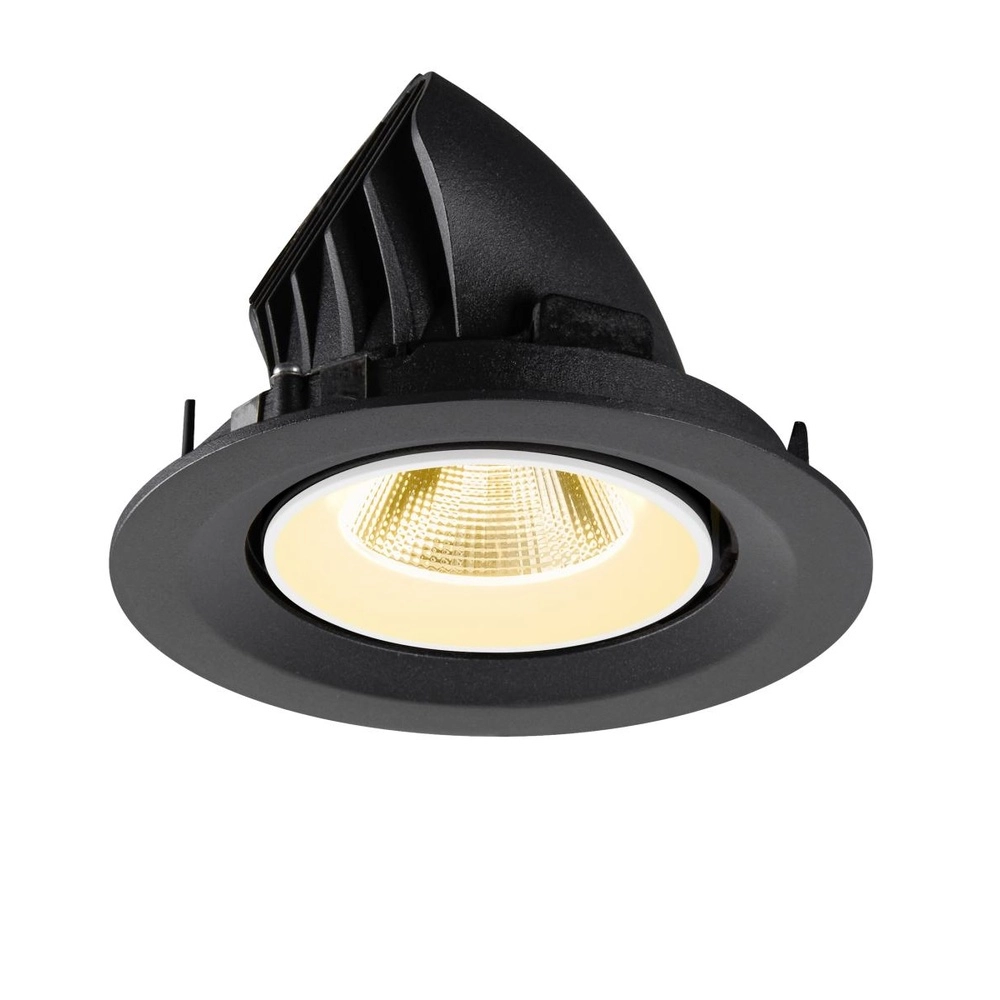 Recessed spotlight Numinos Gimble M black/white 3000K - 20deg SLV 4024163311946