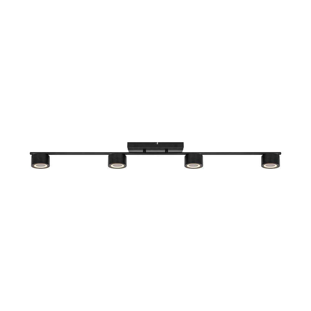 Design ceiling lamp Clyde 4-light black Nordlux 5704924012259