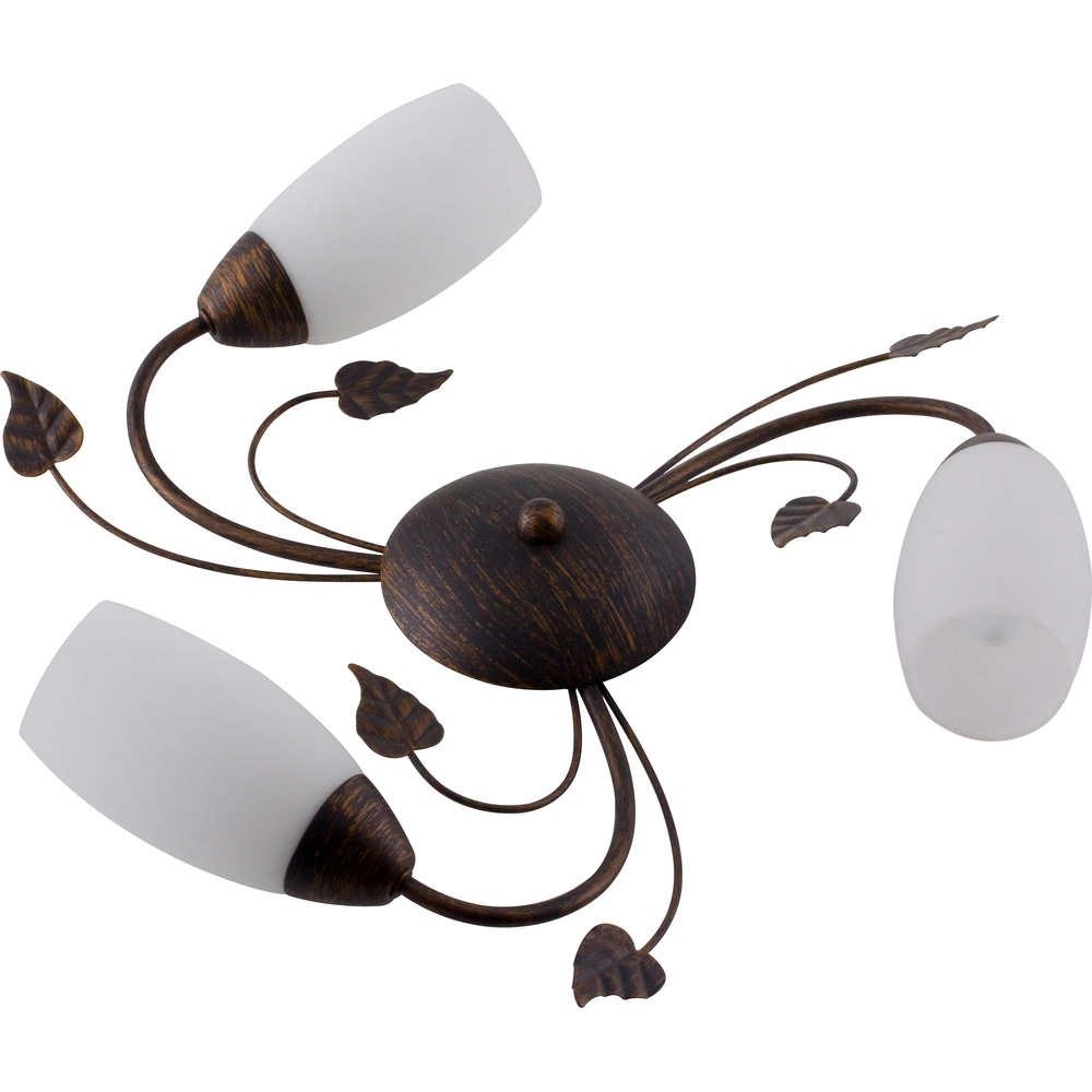 Classic ceiling lamp Venezia rust brown