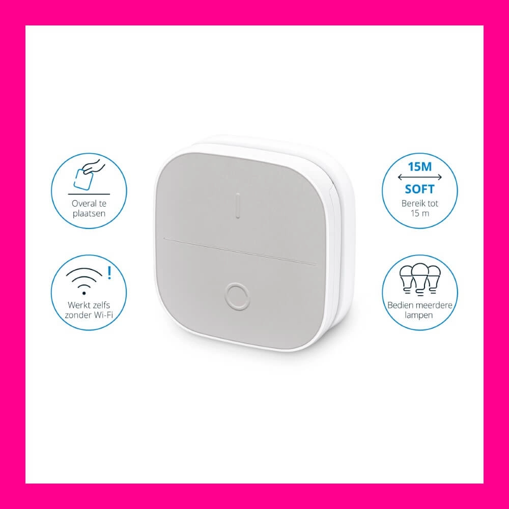 Wireless switch Portable Button WiZ 8719514554795