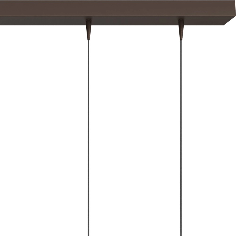 8-light pendant lamp Talana 160cm cocoa brown Ø 6cm DTW Masterlight 8718121399010