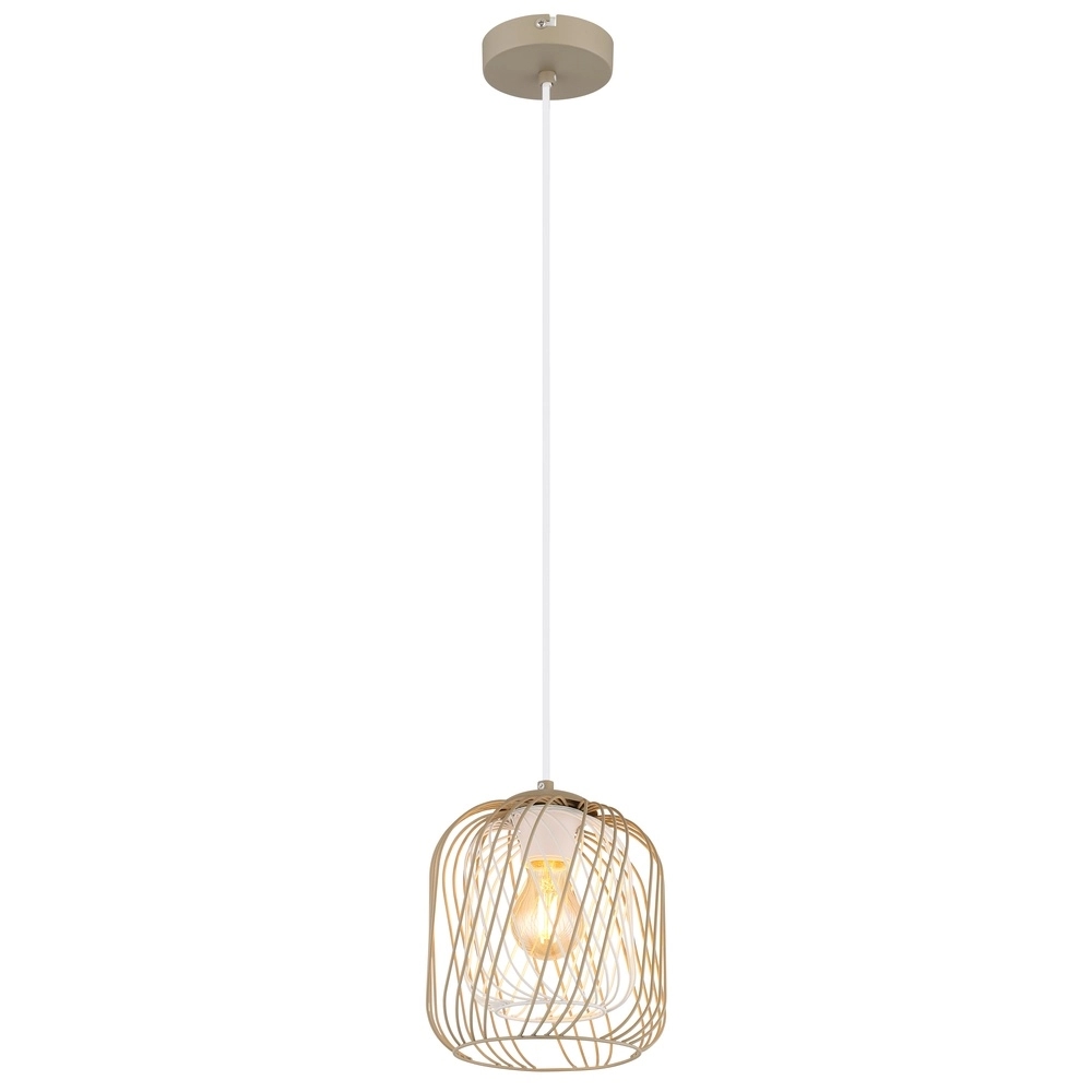 Pendant lamp Dichti sand brown