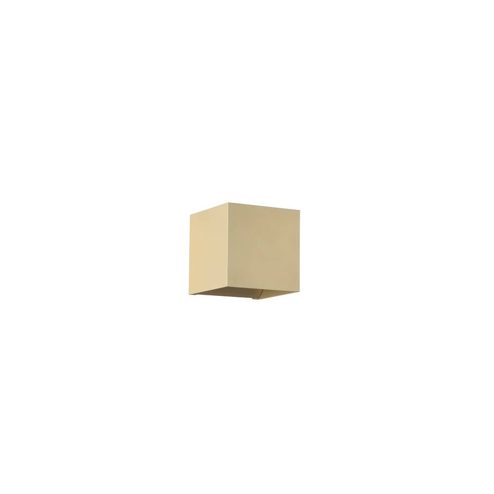 Square wall lamp Sifor Brushed gold Lyora 5053423285054
