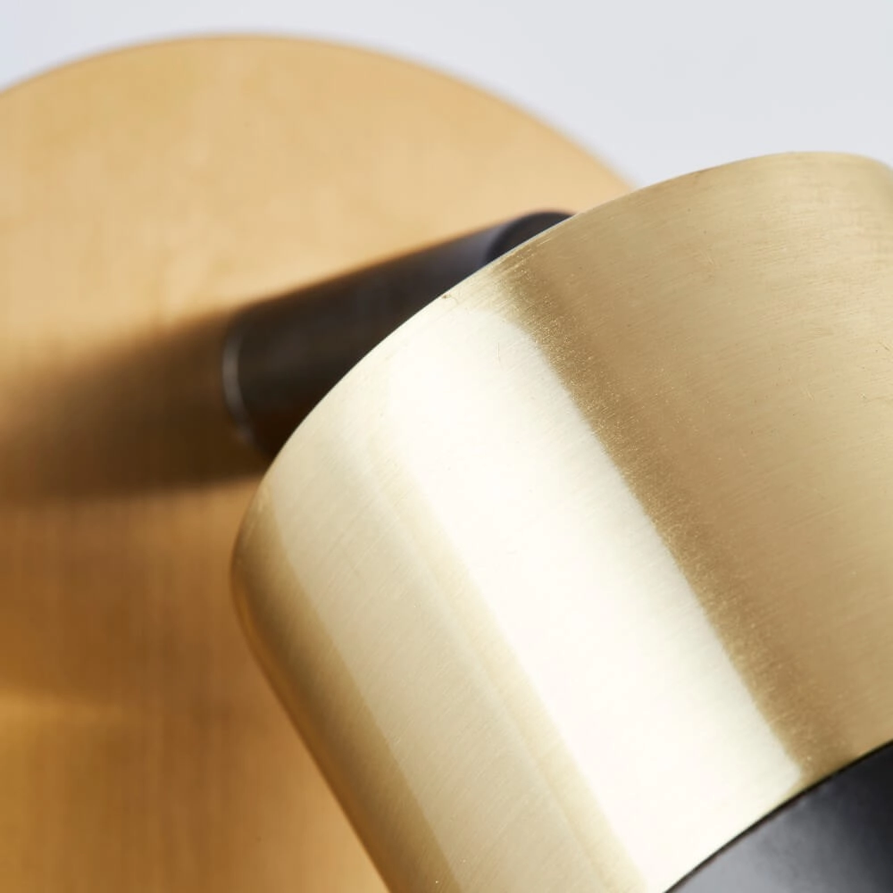 Golden surface-mounted spotlight Maribel Brilliant 4004353344893
