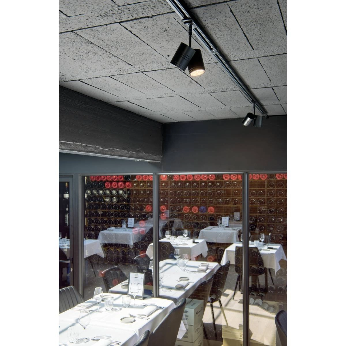 Double track spot Bima 2 1-phase black SLV 4024163144759