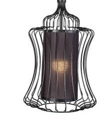 Hand lamp with fabric Abi Ø 26cm Lyora 5903139887090