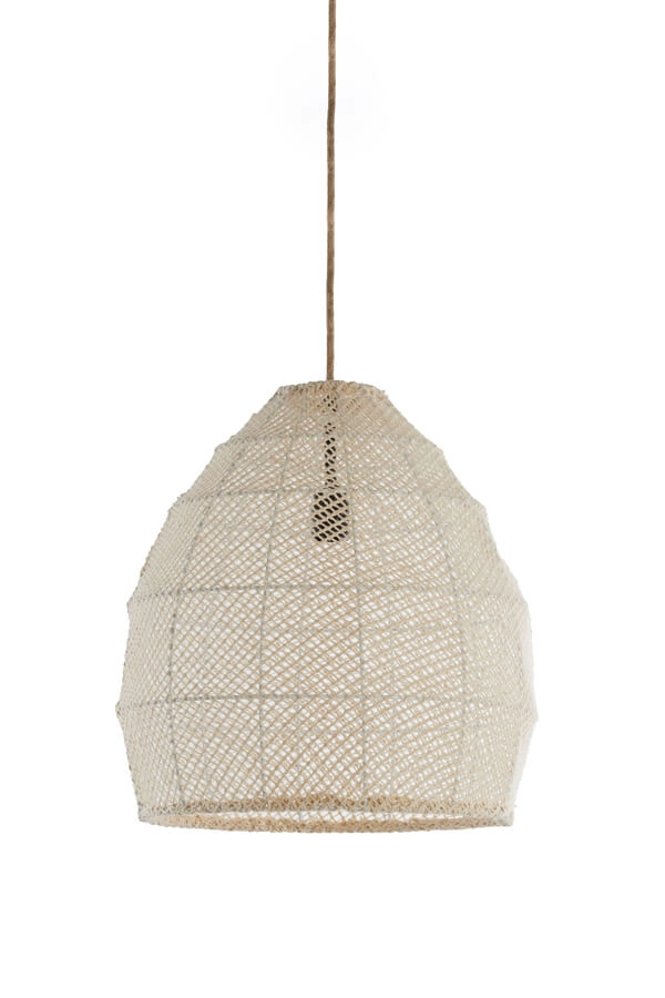 Japandi pendant lamp Makassar cream Ø 42cm Light & Living 8717807706432