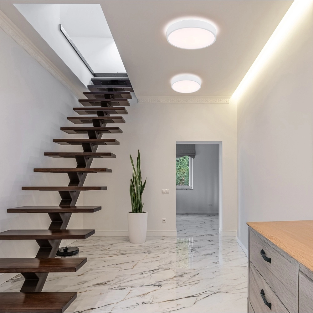 Design ceiling light Nielsen white Ø 33,2cm Globo 9007371569670