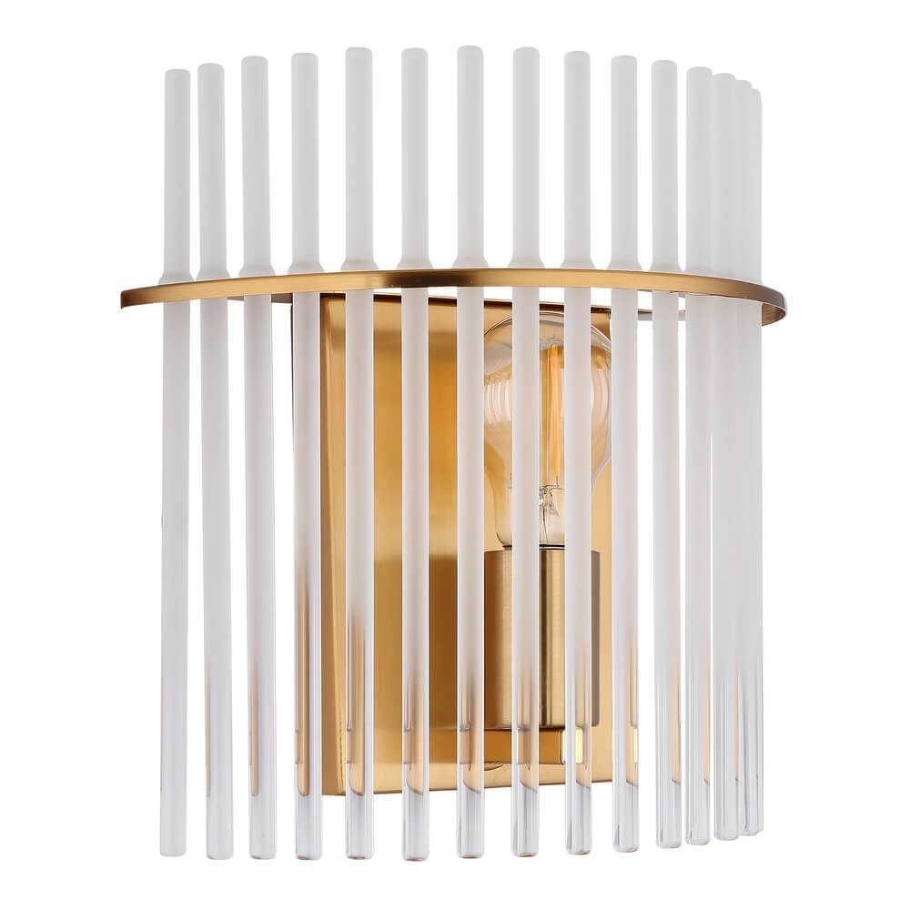 Gold wall lamp Gorley with glass Globo 9007371471768