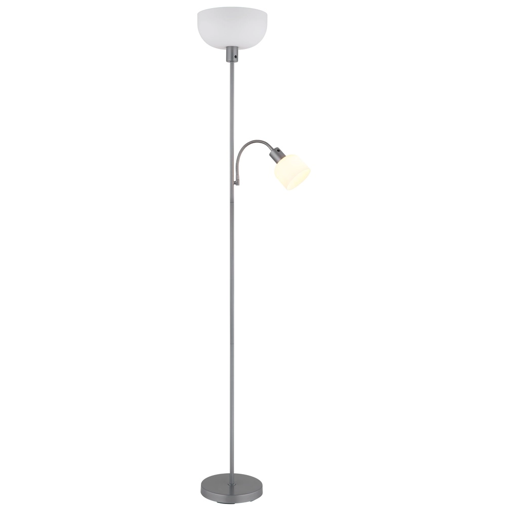 Floor lamp Hinton silver grey Globo 9007371531592