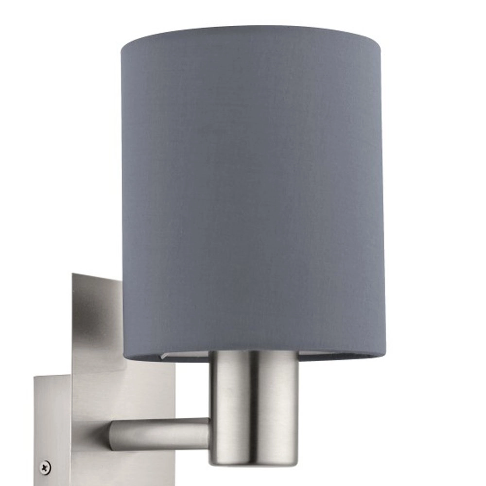 Wall lamp Pasteri gray with reading light Eglo 9002759964795