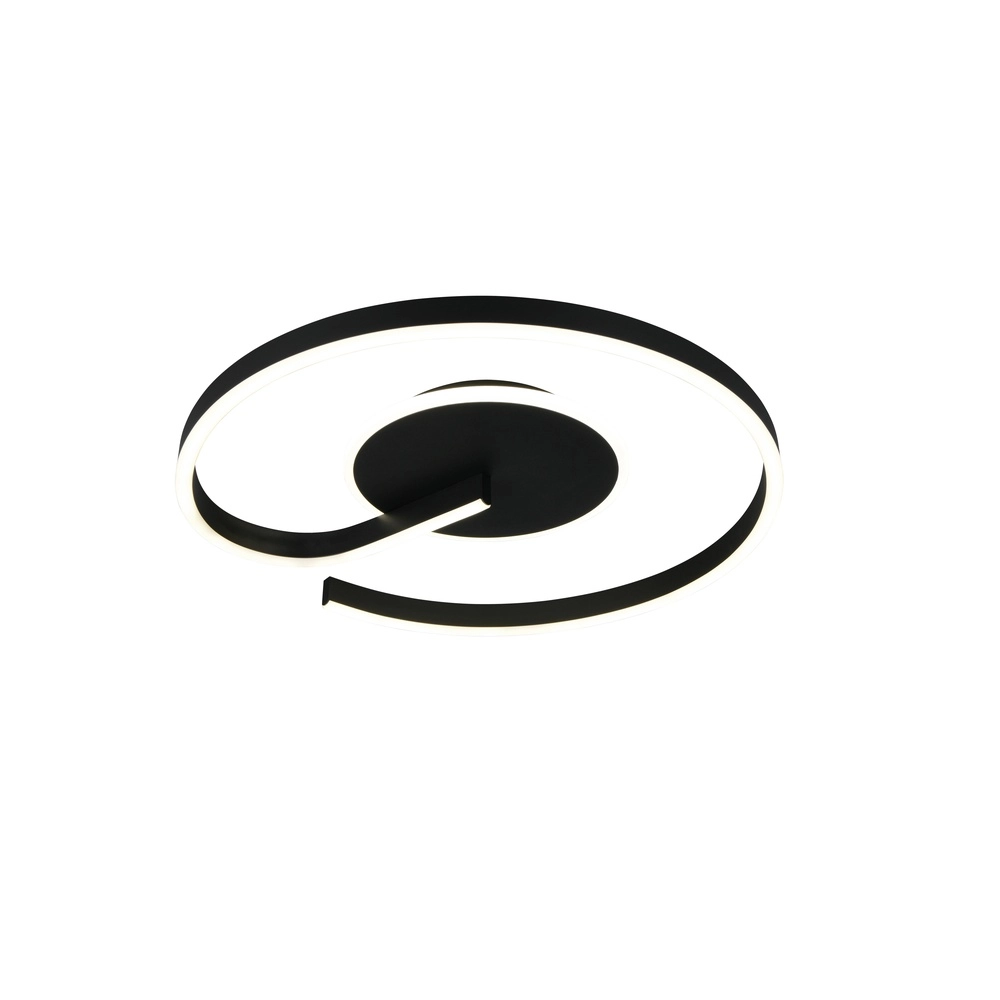 Design ceiling lamp Calle black Trio 4017807654288