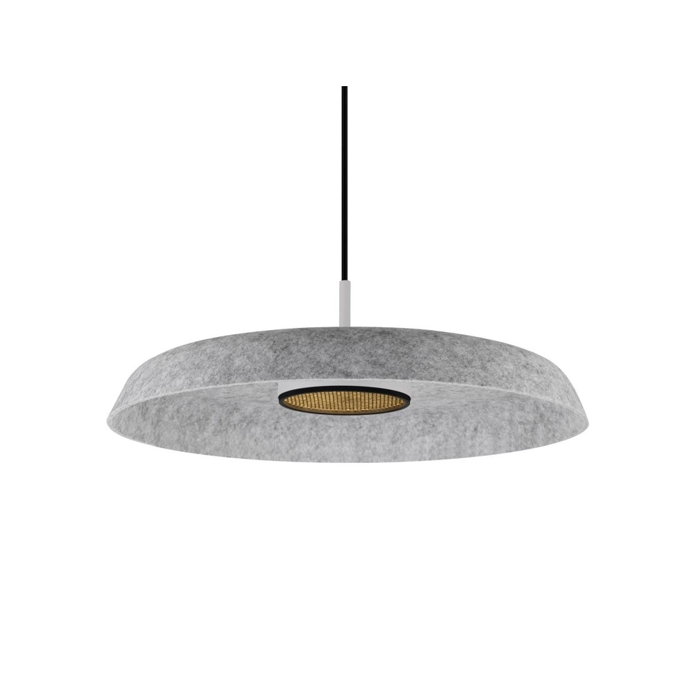 Felt hood Grip! Flat Ø 50 x 6.2cm grey SLV 4024163316200