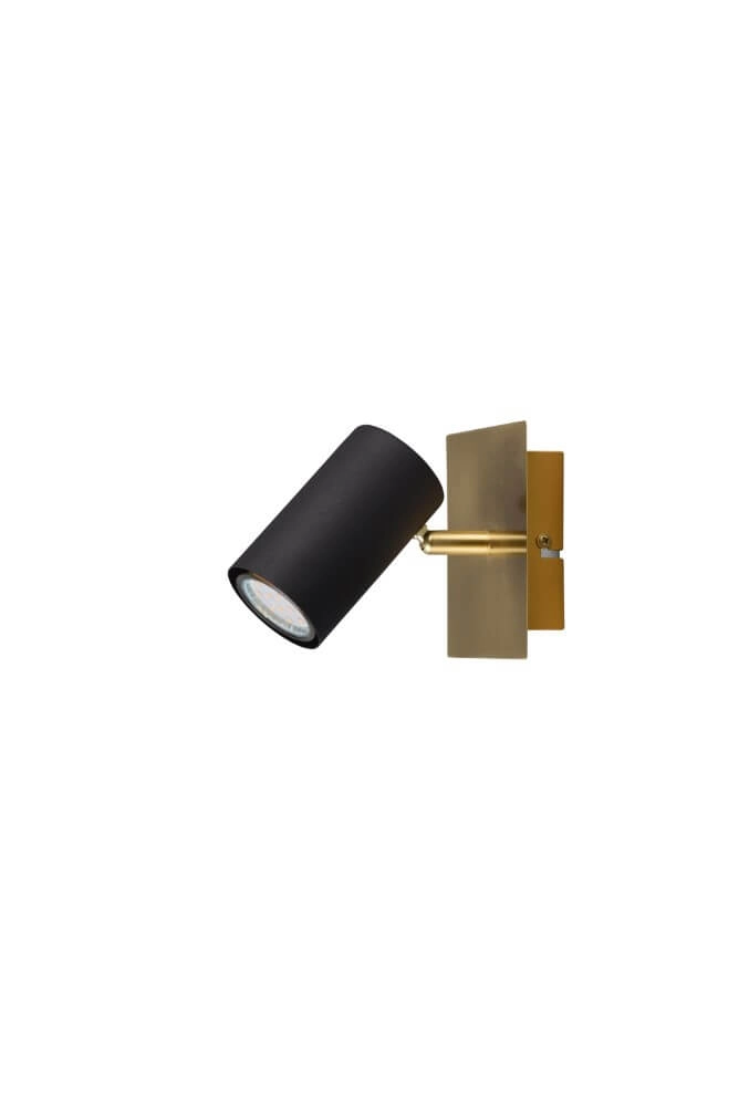 Wall spotlight Marley black with gold Trio 4017807523898