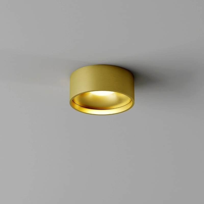 Bathroom ceiling light Oran Ø 12cm - Brushed Gold