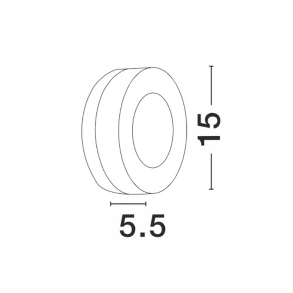 Round wall lamp Tune black Lyora 5212017417046