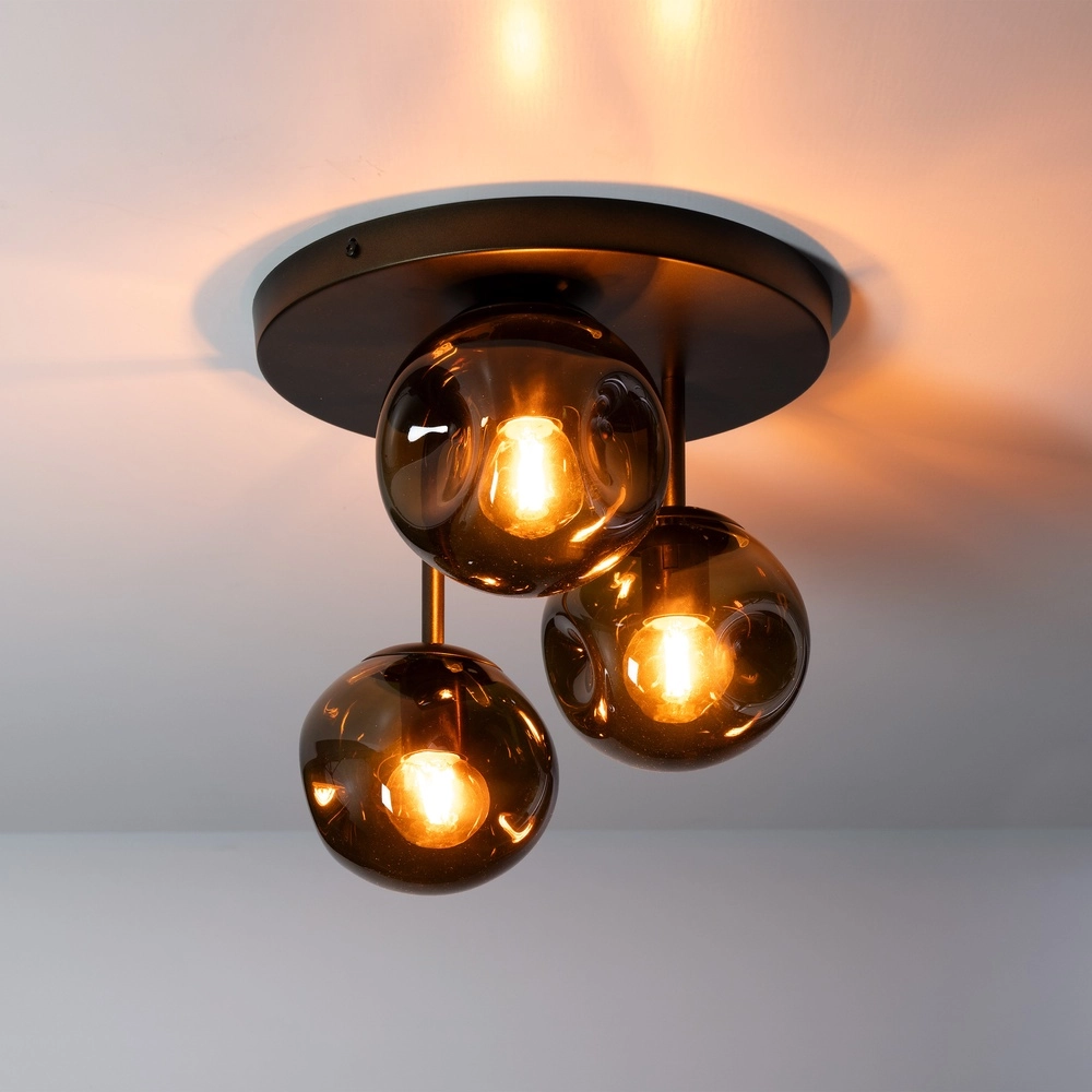 Design plafondlamp Stellar zwart