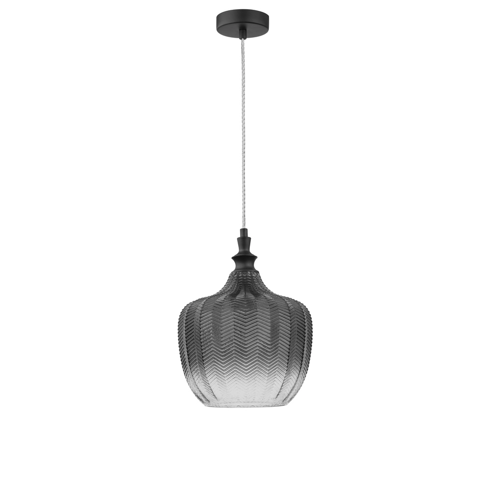 Pendant lamp Loni smoke glass Lyora 5212017423054