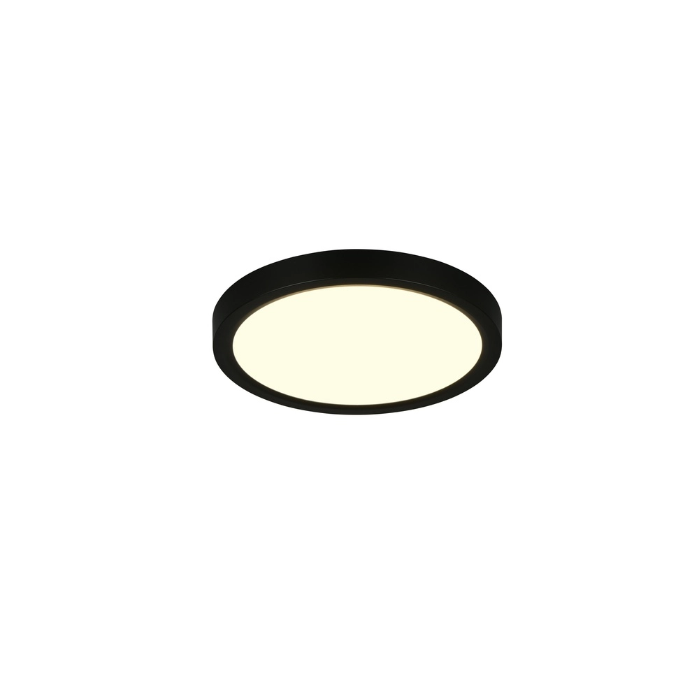 Ceiling light Draco black Ø 23cm