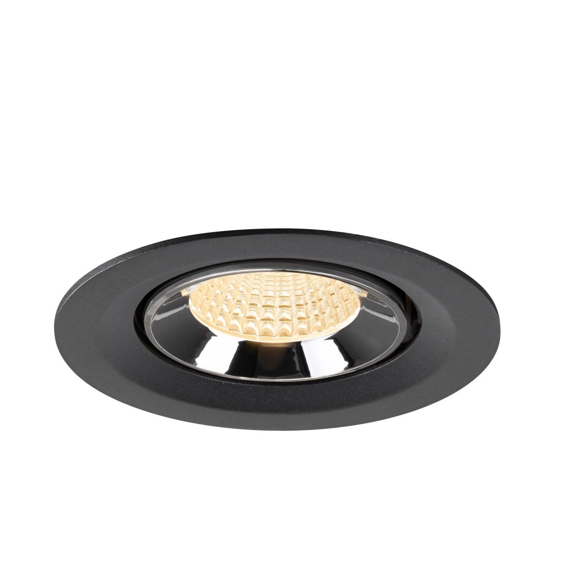 Recessed spotlight Numinos Gimble M black/chrome 2700K - 55deg SLV 4024163312059