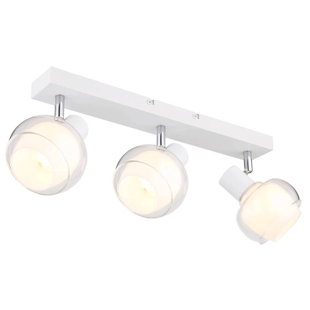 White ceiling lamp Tokki 3-light