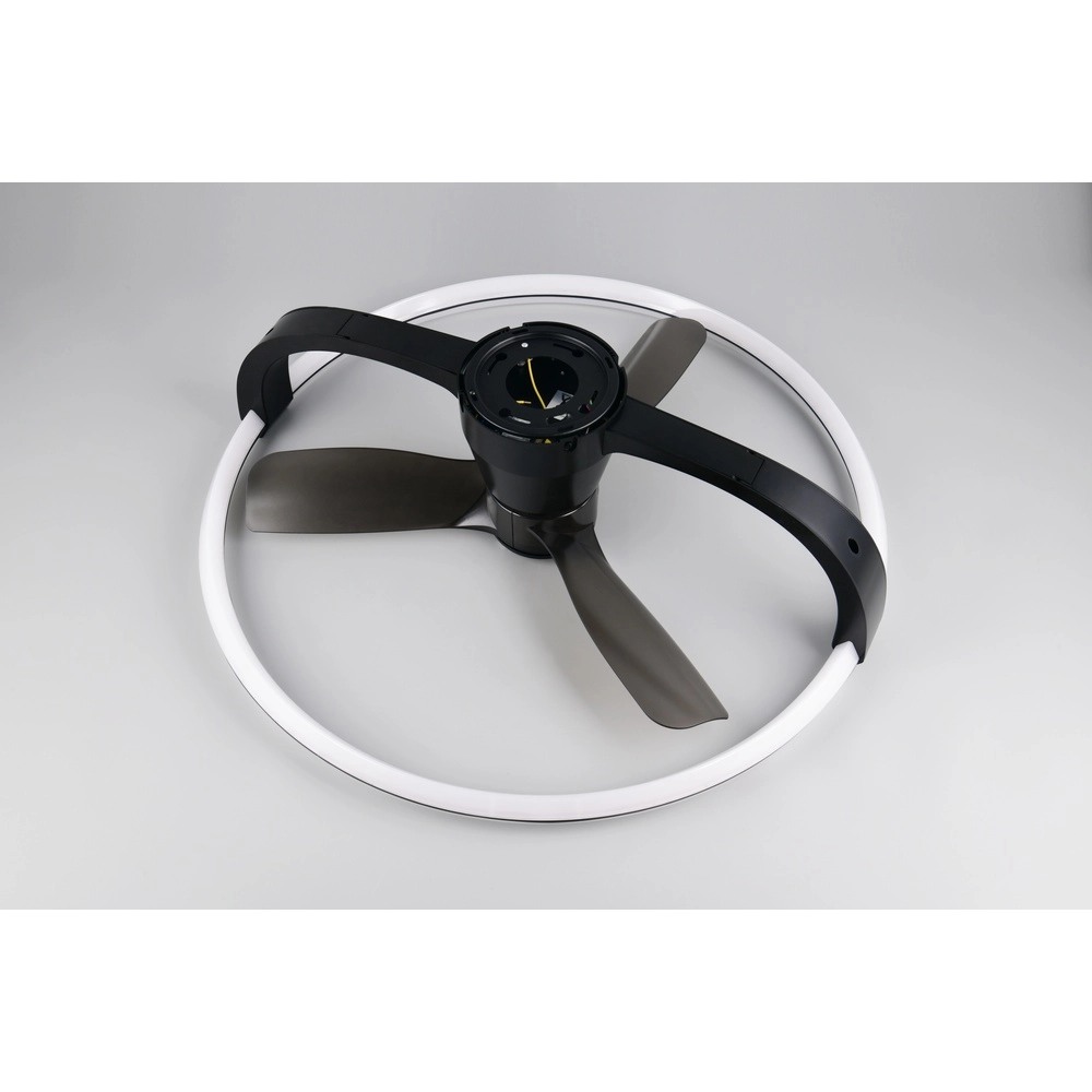 Smarthome fan Stockholm black Ø 73,5 Tuya Trio 4017807693133