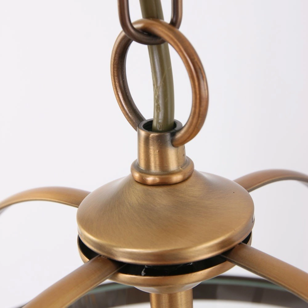 Pendant lamp Pimpernel 23cm old brass Steinhauer 8712746051940