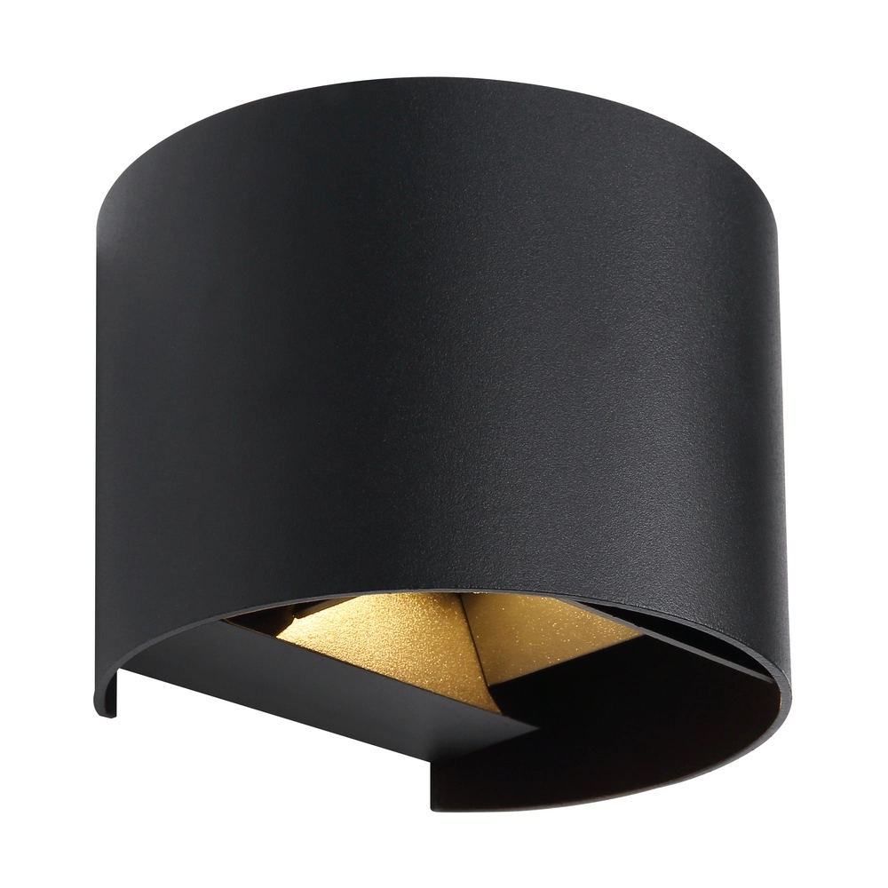 Surface-mounted spot Veronika Black up & down round