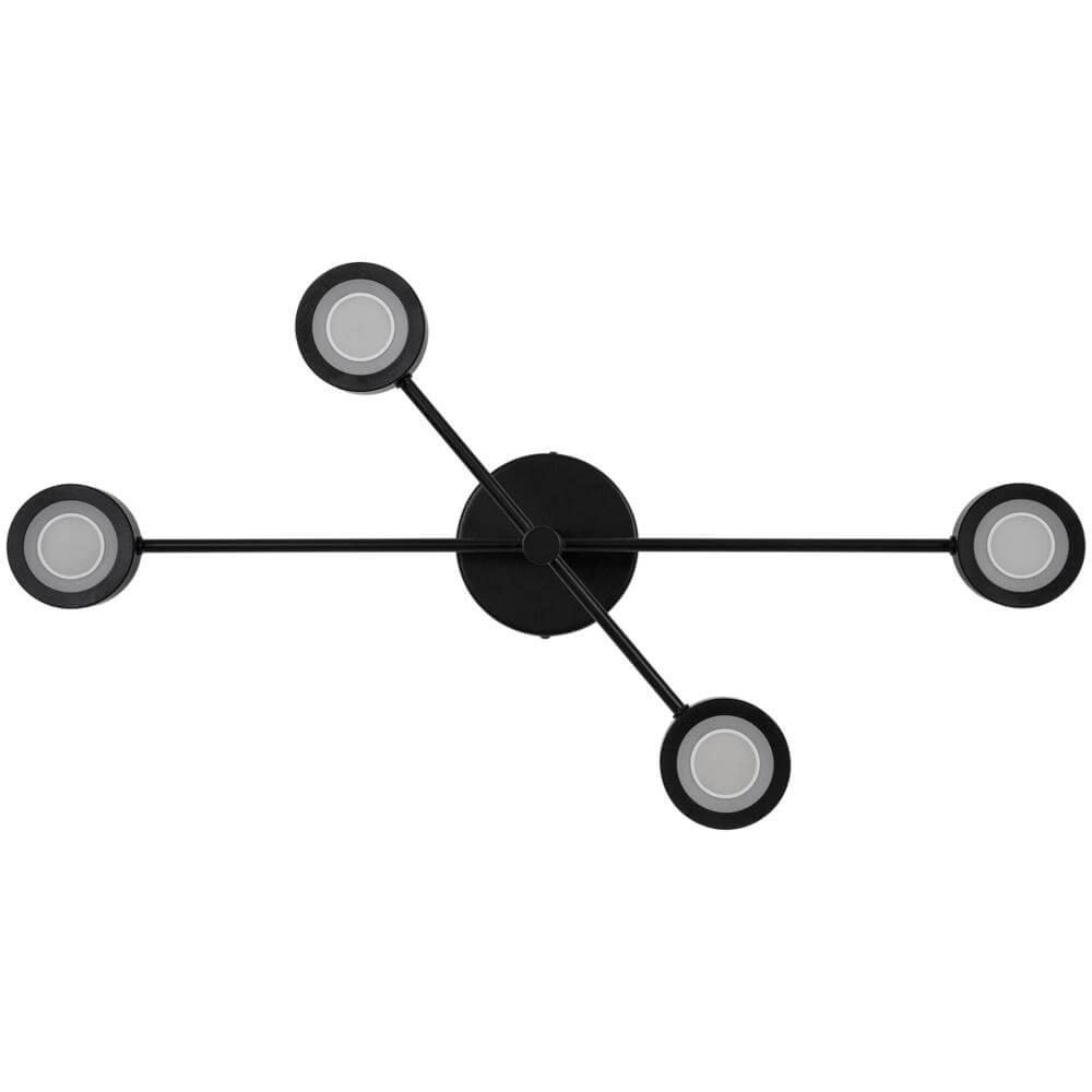 4-light ceiling lamp Clyde Design black Nordlux 5704924018442