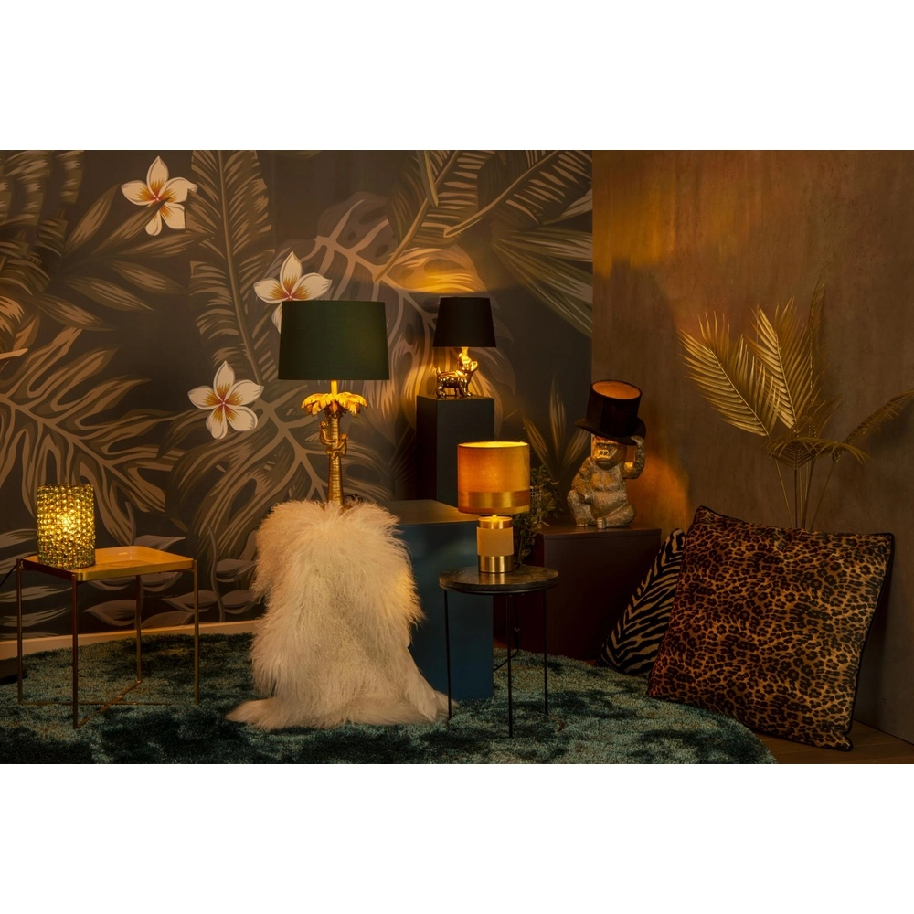Table lamp Extravaganza Coconut gold with green cap Lucide 5411212105240