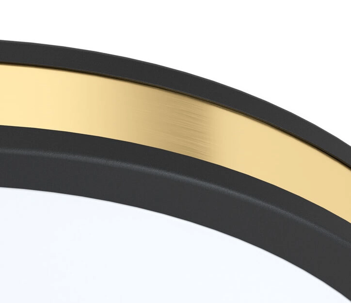 Black with gold ceiling lamp Pescaito Ø 38cm Eglo 9002759994075