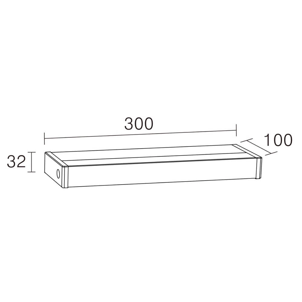 Led wall light Wollas 60cm - 22 watt - white Lyora 4255805301074
