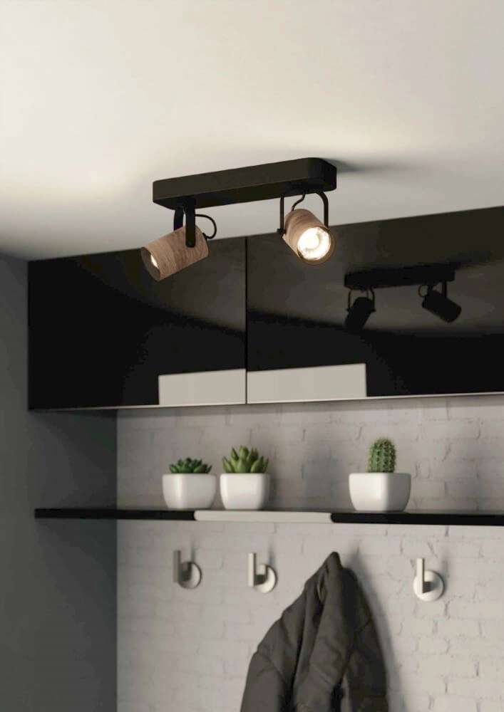 2-light ceiling spotlight Cayuca rural Eglo 9008606239993