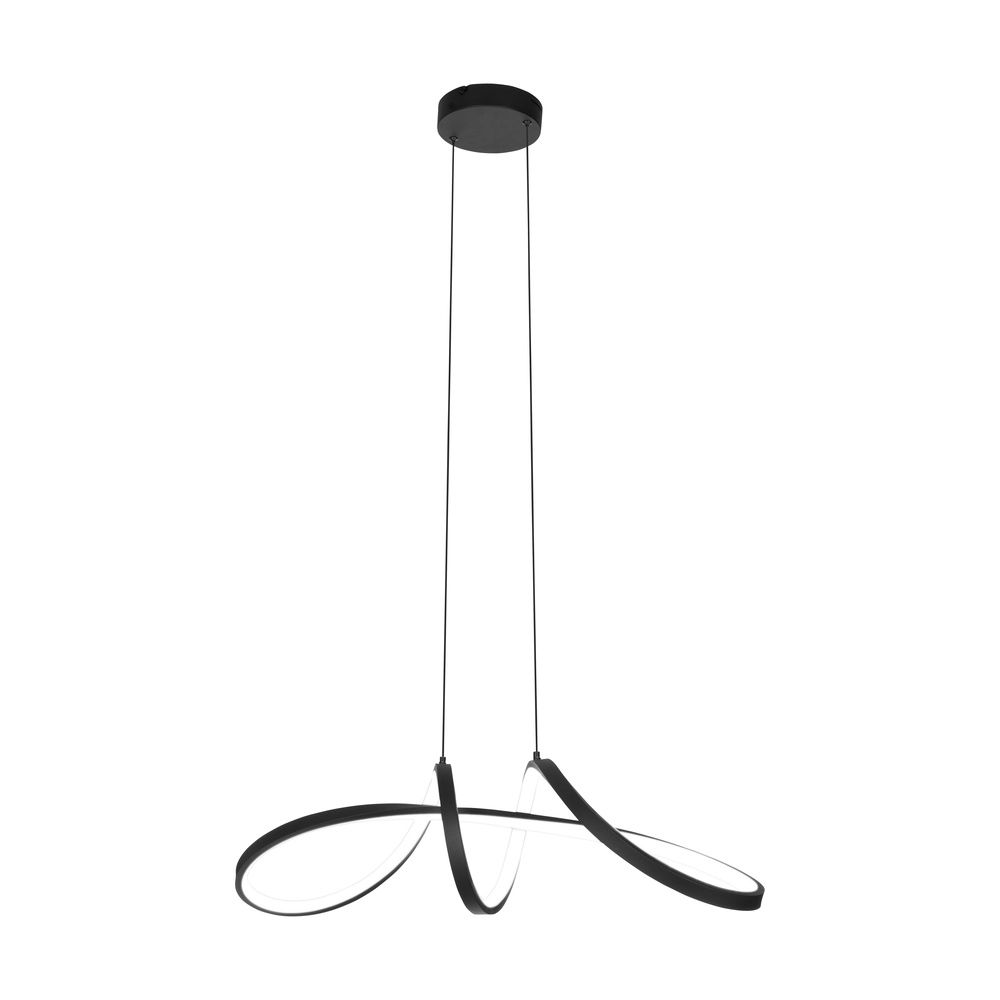 Zigbee pendant lamp Calarossa-Z LED - Black