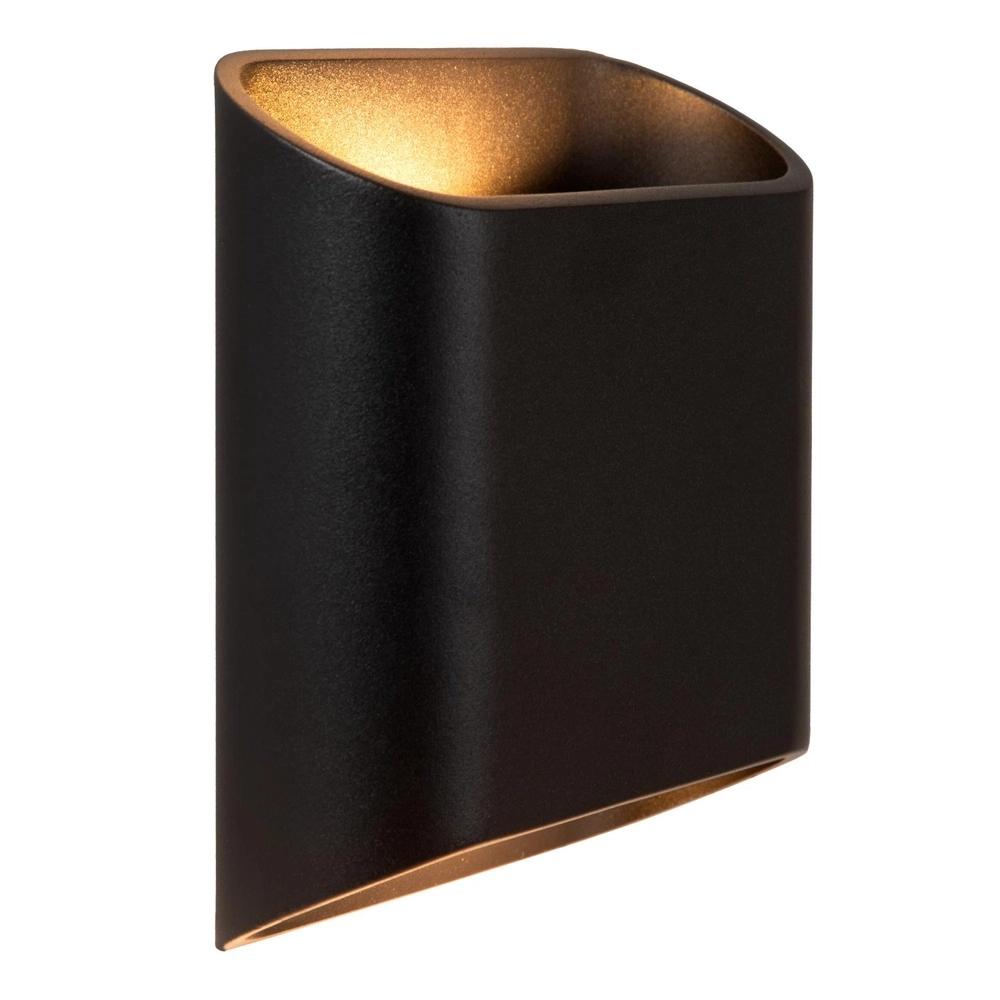 Design wall lamp Atila up and down black IP65 Lucide 5411212680105