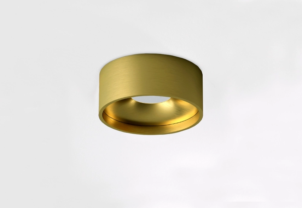 Bathroom ceiling light Oran Ø 12cm - Brushed Gold Artdelight 8720701103887