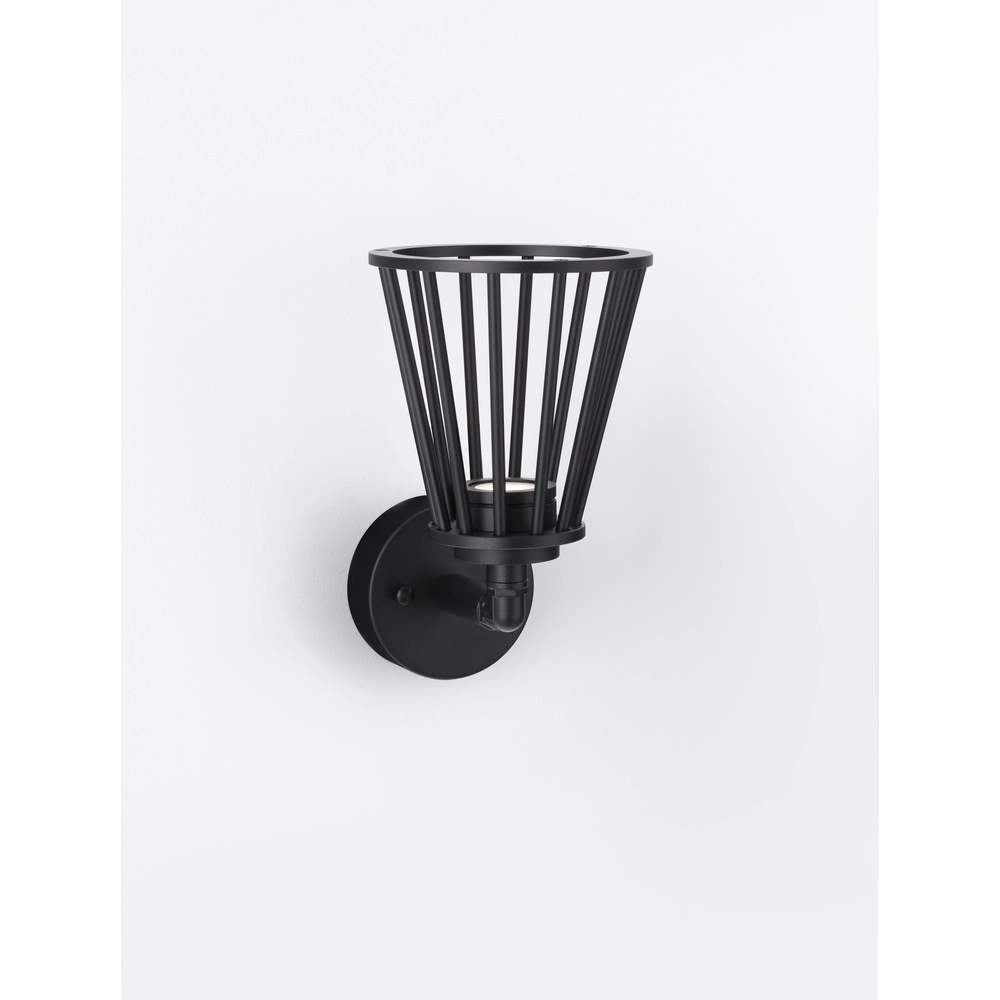 Black wall lamp Carina design